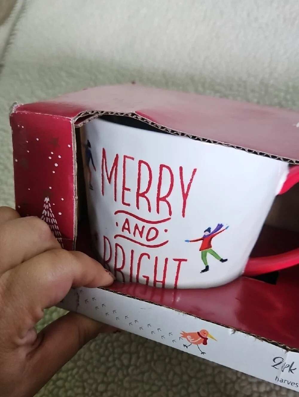 Merry and Bright Holiday Mug Set